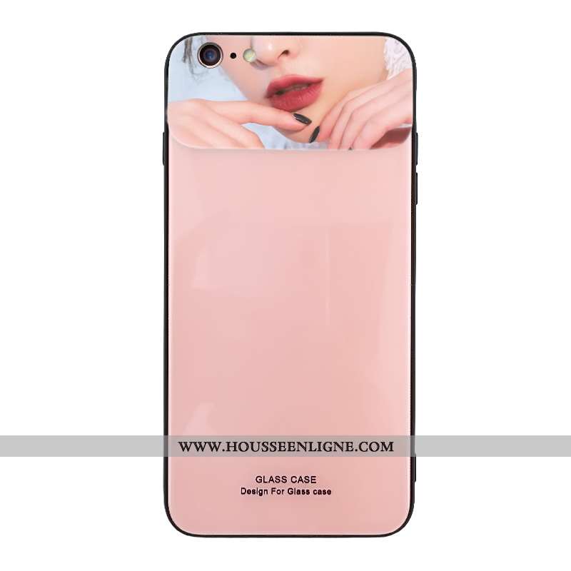 Coque iPhone 7 Créatif Tendance Nouveau Personnalité Rose Tout Compris