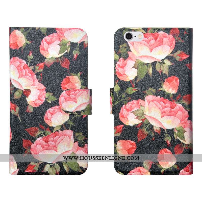Coque iPhone 7 Fluide Doux Silicone Téléphone Portable Protection Cuir Housse Net Rouge Bleu