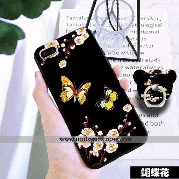 Coque iPhone 7 Plus Charmant Fluide Doux Téléphone Portable Étui Rouge Ornements Suspendus
