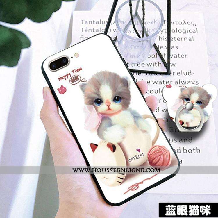 Coque iPhone 7 Plus Charmant Fluide Doux Téléphone Portable Étui Rouge Ornements Suspendus