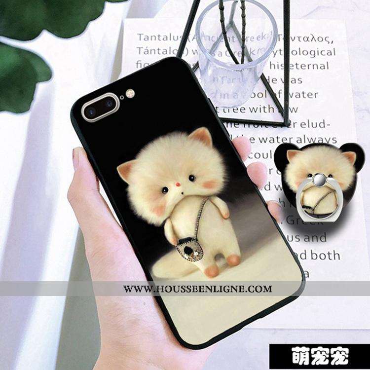 Coque iPhone 7 Plus Charmant Fluide Doux Téléphone Portable Étui Rouge Ornements Suspendus