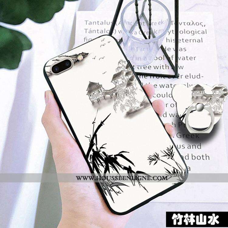 Coque iPhone 7 Plus Charmant Fluide Doux Téléphone Portable Étui Rouge Ornements Suspendus