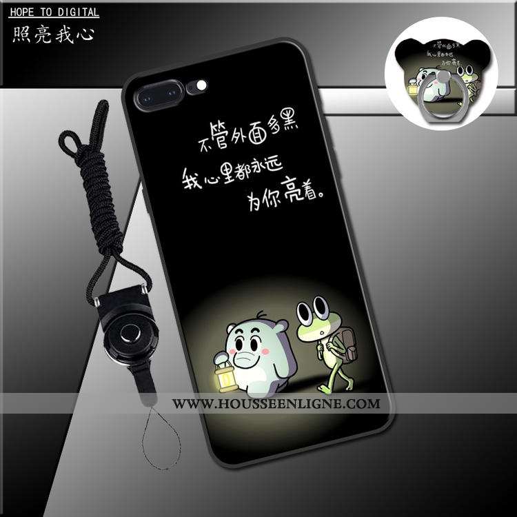 Coque iPhone 7 Plus Ornements Suspendus Charmant Fluide Doux Étui Vert Téléphone Portable Verte