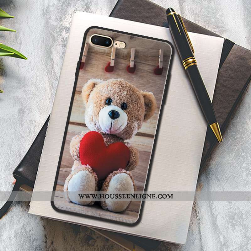 Coque iPhone 7 Plus Protection Mode Peinture Rouge Téléphone Portable Étui