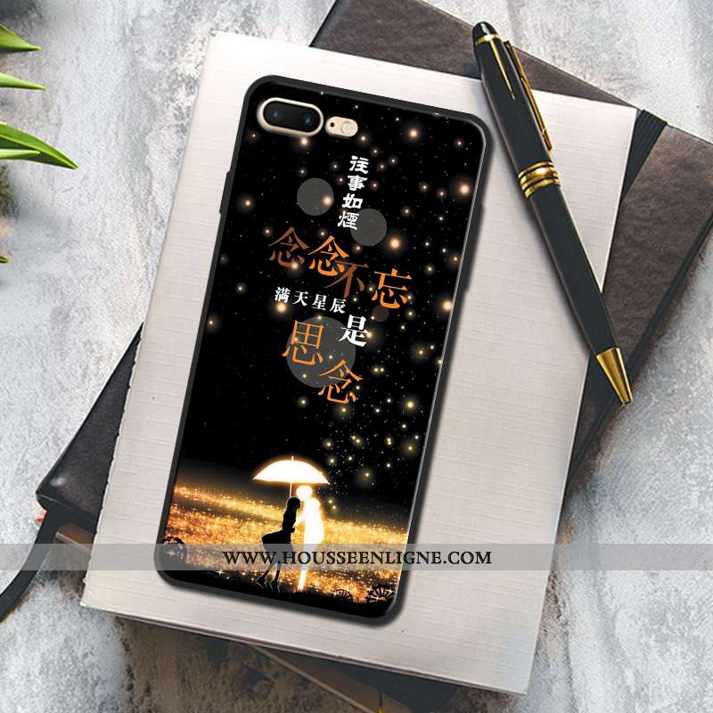 Coque iPhone 7 Plus Protection Mode Peinture Rouge Téléphone Portable Étui