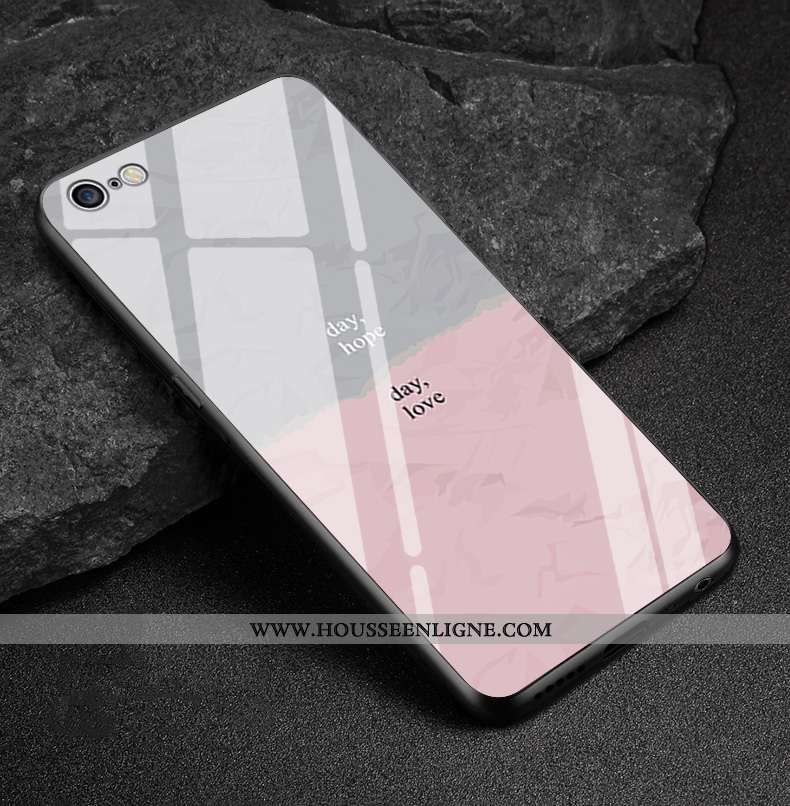 Coque iPhone 7 Plus Protection Verre Canard Losange Étui Téléphone Portable Coloré