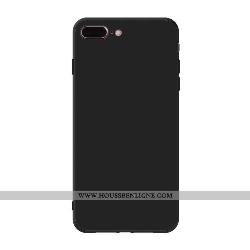 Coque iPhone 7 Plus Tendance Fluide Doux Rouge Silicone Rat Pu Charmant