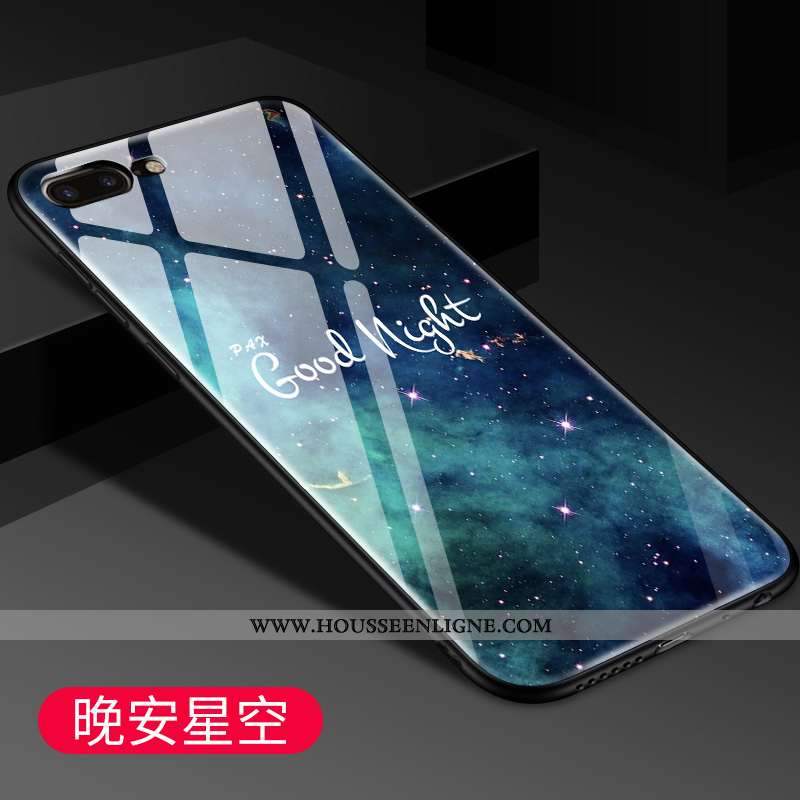 Coque iPhone 7 Plus Verre Personnalité Dessin Animé Incassable Téléphone Portable Miroir Protection 