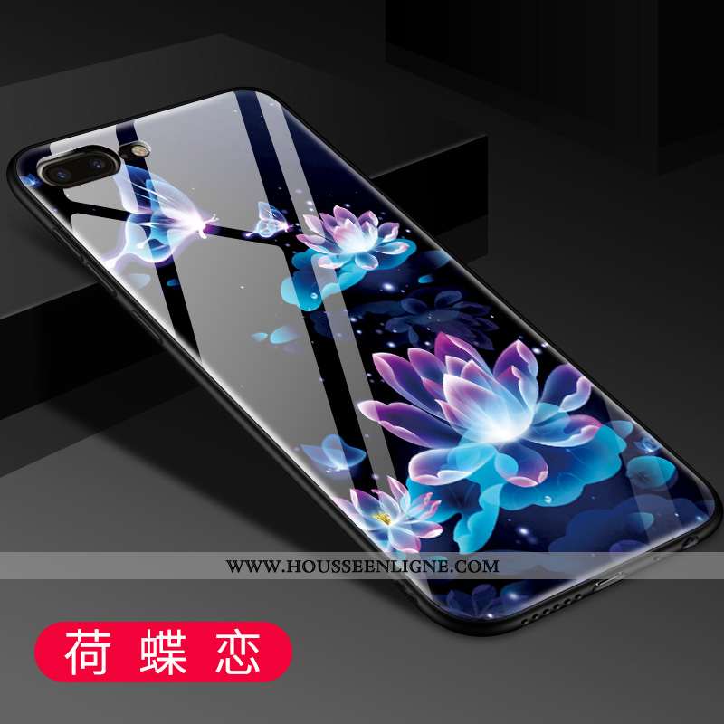 Coque iPhone 7 Plus Verre Personnalité Dessin Animé Incassable Téléphone Portable Miroir Protection 