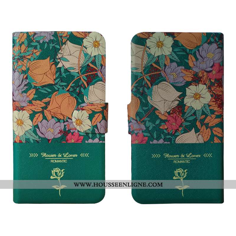 Coque iPhone 7 Silicone Protection Incassable Fleur Étui Simple Tendance Noir