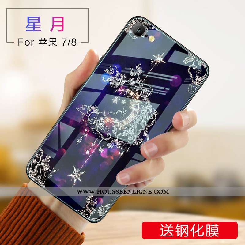 Coque iPhone 8 Créatif Ultra Légère Protection Tendance Personnalité Net Rouge Rose