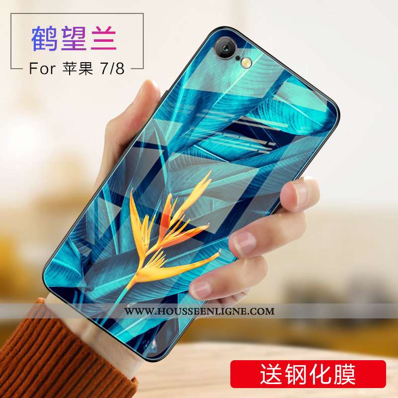 Coque iPhone 8 Créatif Ultra Légère Protection Tendance Personnalité Net Rouge Rose