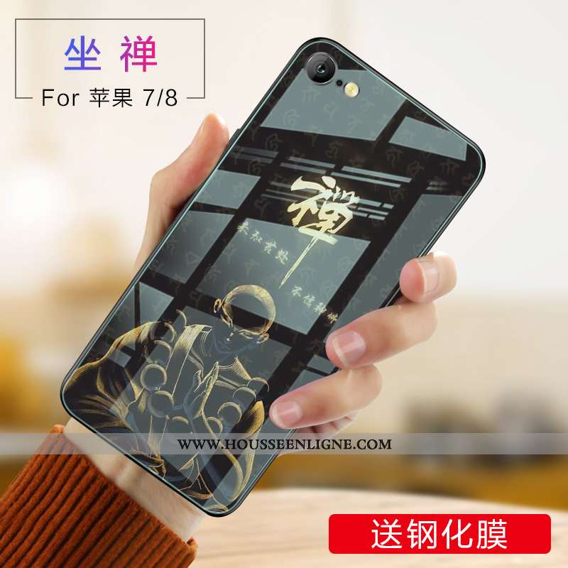 Coque iPhone 8 Créatif Ultra Légère Protection Tendance Personnalité Net Rouge Rose