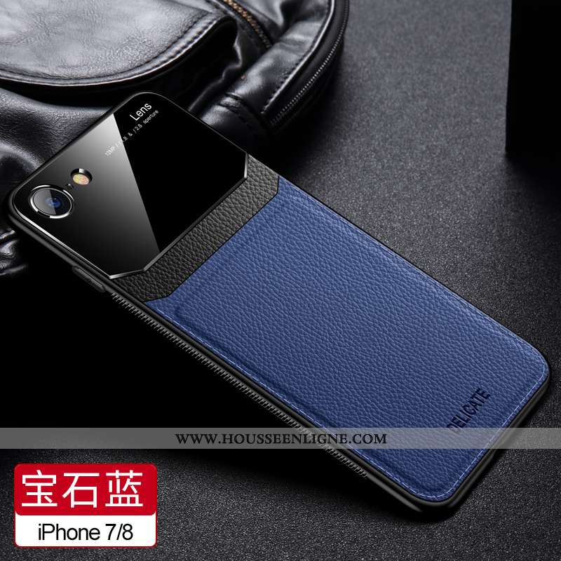 Coque iPhone 8 Mode Protection Rouge Étui Tendance Luxe