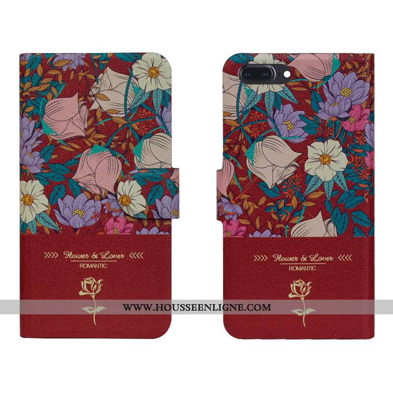 Coque iPhone 8 Plus Fluide Doux Silicone Cuir Noir Luxe Téléphone Portable Nouveau