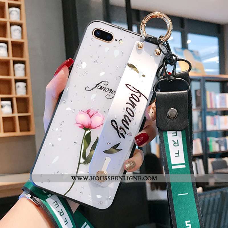Coque iPhone 8 Plus Légère Ornements Suspendus Étui Légères Bleu Miroir