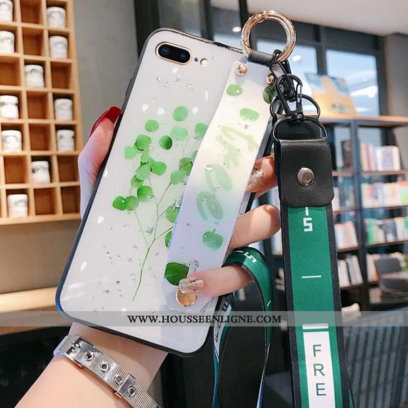 Coque iPhone 8 Plus Légère Ornements Suspendus Étui Légères Bleu Miroir