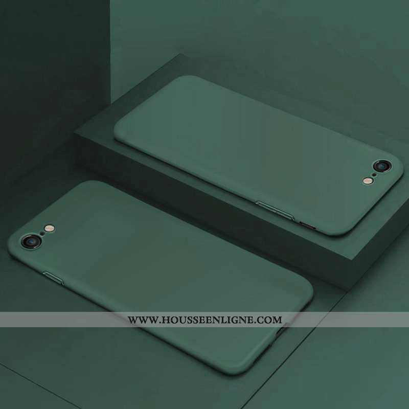 Coque iPhone 8 Protection Vert Téléphone Portable Étui Verte