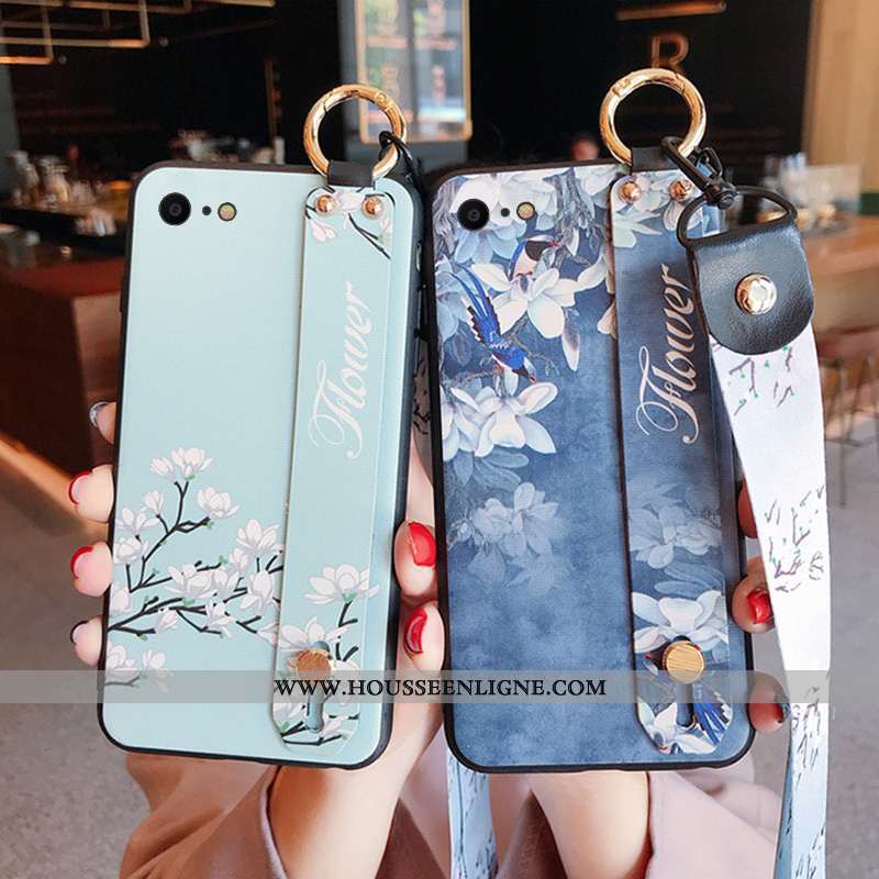 Coque iPhone Se (nouveau) Ornements Suspendus Personnalité Frais Étui Silicone Téléphone Portable Pe