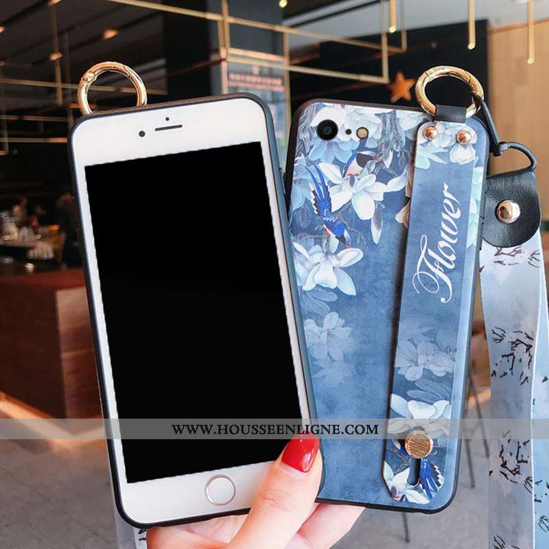 Coque iPhone Se (nouveau) Ornements Suspendus Personnalité Frais Étui Silicone Téléphone Portable Pe