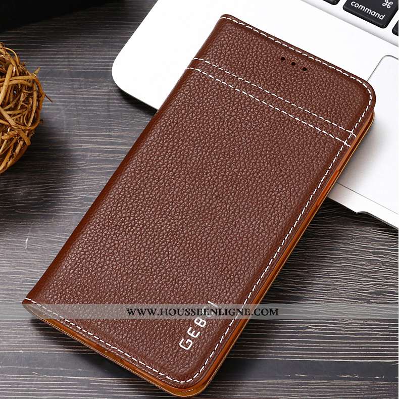 Coque iPhone Xr Protection Personnalité Housse Étui Business Bovins Tout Compris Marron