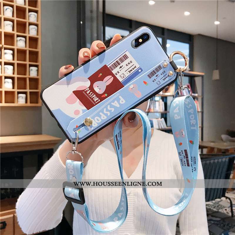 Coque iPhone Xs Fluide Doux Silicone Légère Étui Téléphone Portable Incassable Rouge