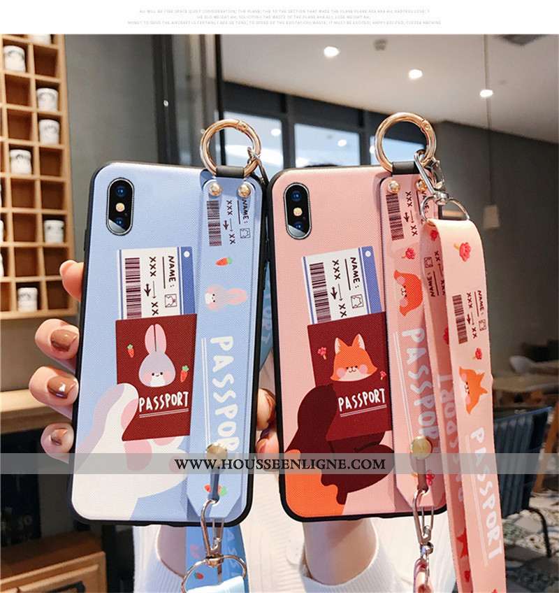 Coque iPhone Xs Fluide Doux Silicone Légère Étui Téléphone Portable Incassable Rouge