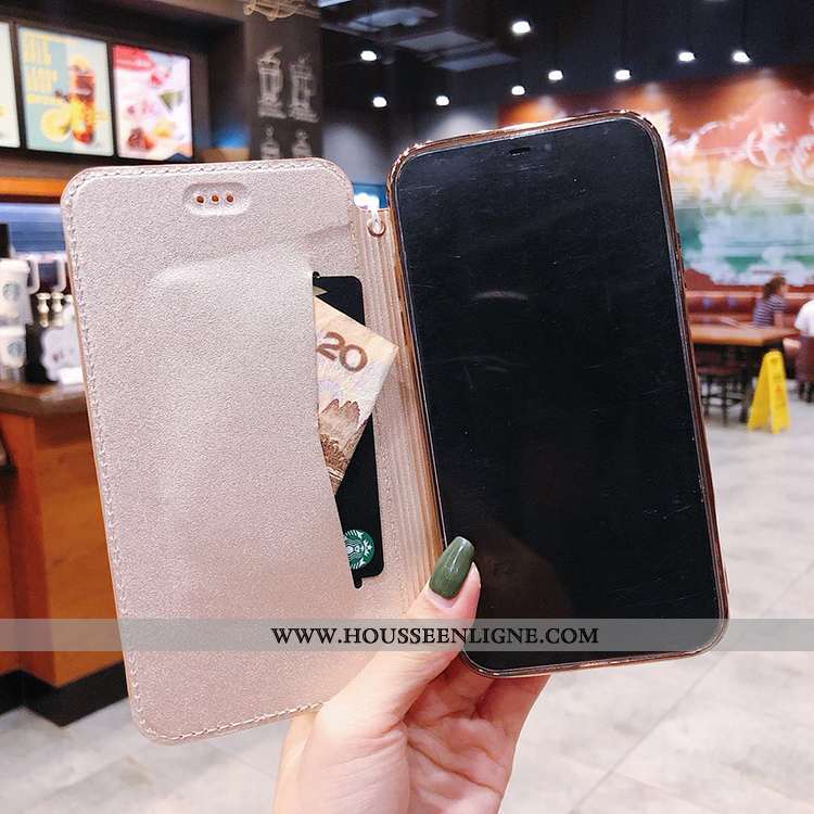 Coque iPhone Xs Max Tendance Cuir À Franges Téléphone Portable Noir Étui