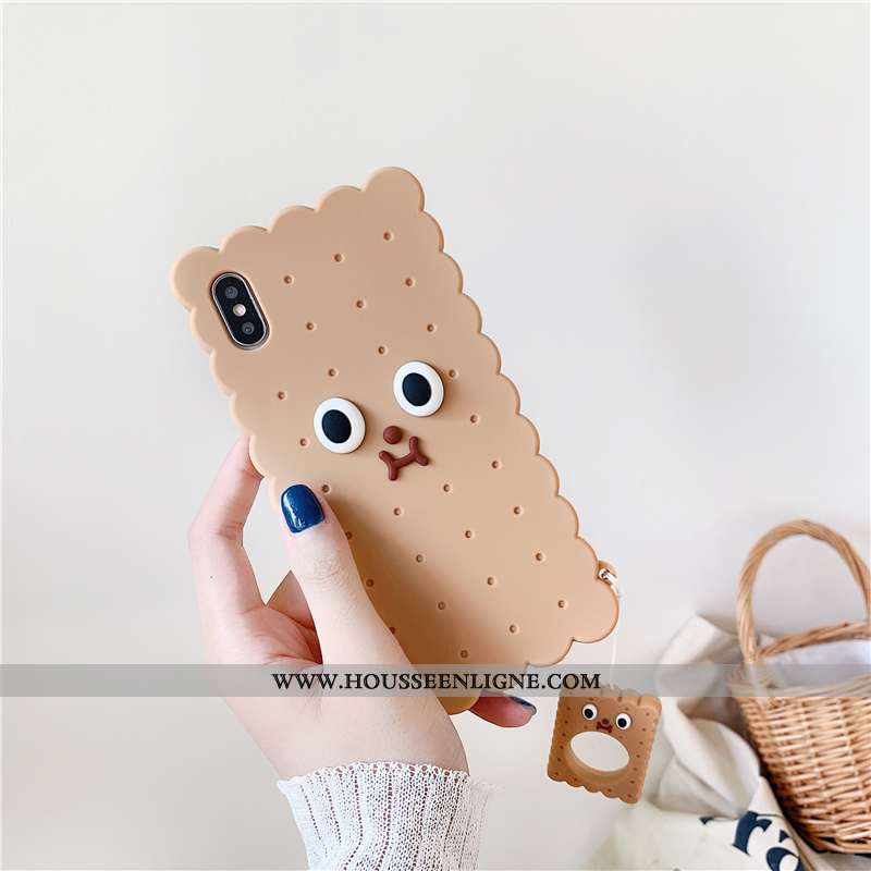 Coque iPhone Xs Personnalité Créatif Tout Compris Incassable Téléphone Portable Ornements Suspendus 
