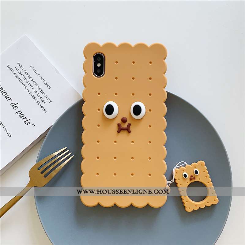 Coque iPhone Xs Personnalité Créatif Tout Compris Incassable Téléphone Portable Ornements Suspendus 
