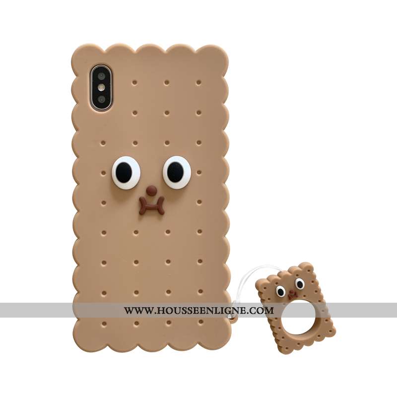 Coque iPhone Xs Personnalité Créatif Tout Compris Incassable Téléphone Portable Ornements Suspendus 