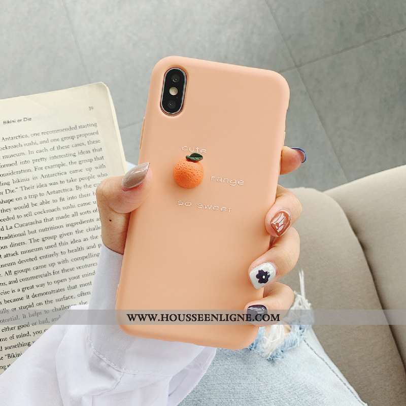 Coque iPhone Xs Silicone Tendance Incassable Étui Tout Compris Rose