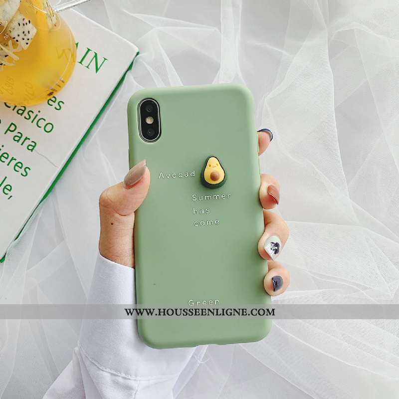 Coque iPhone Xs Silicone Tendance Incassable Étui Tout Compris Rose