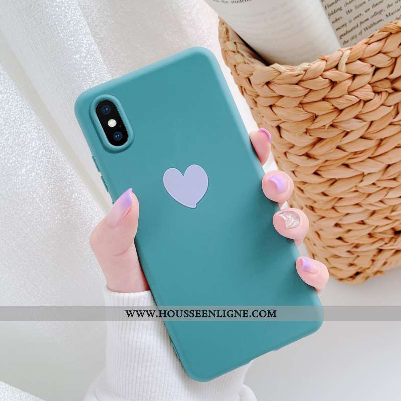 Coque iPhone Xs Ultra Légère Étui Fluide Doux Vert Nouveau Verte