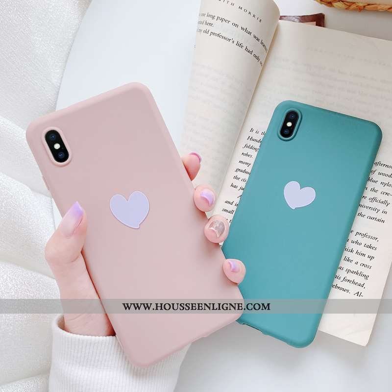 Coque iPhone Xs Ultra Légère Étui Fluide Doux Vert Nouveau Verte