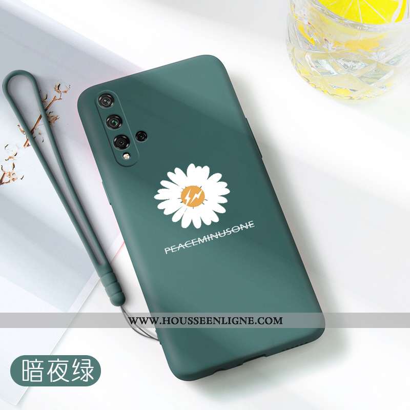Housse Honor 20 Légère Silicone Incassable Téléphone Portable Protection Personnalité Tendance Rouge