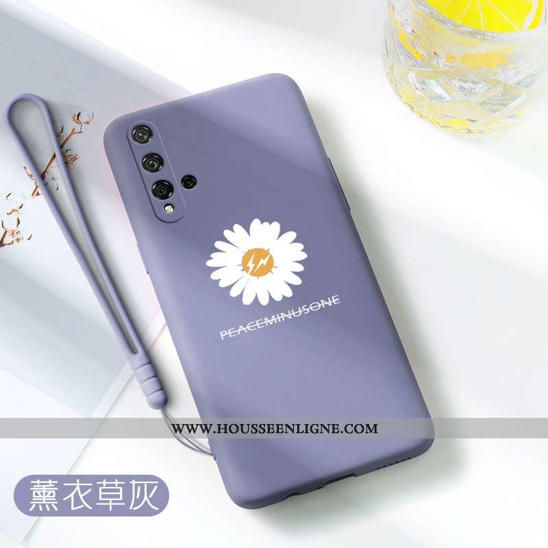 Housse Honor 20 Légère Silicone Incassable Téléphone Portable Protection Personnalité Tendance Rouge