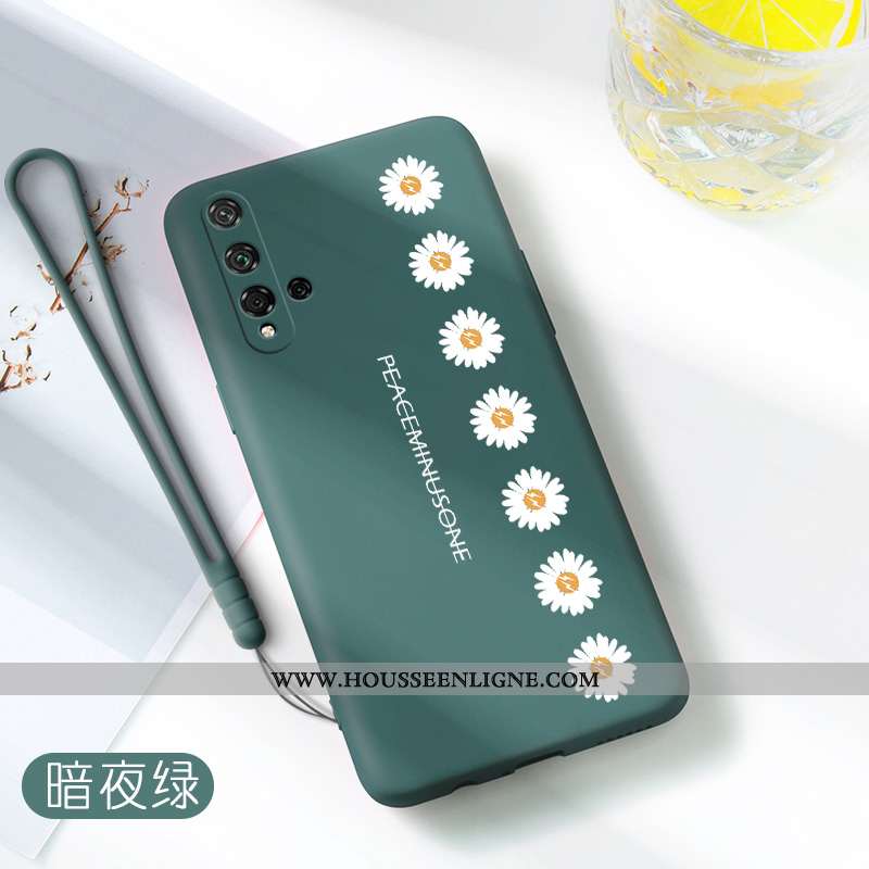 Housse Honor 20 Légère Silicone Incassable Téléphone Portable Protection Personnalité Tendance Rouge