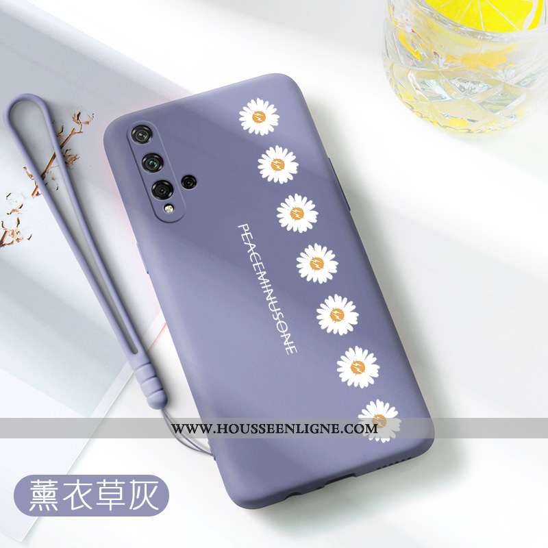 Housse Honor 20 Légère Silicone Incassable Téléphone Portable Protection Personnalité Tendance Rouge