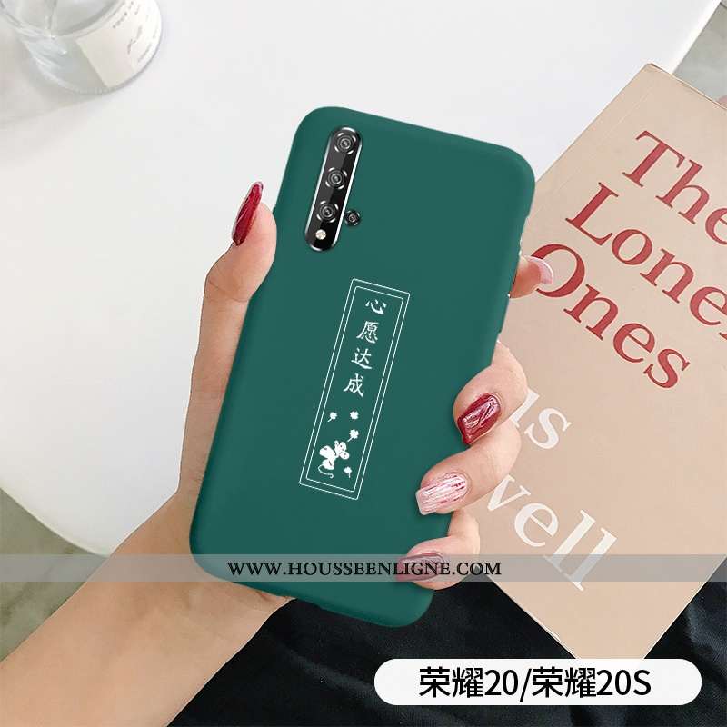 Housse Honor 20 Personnalité Ultra Mode Étui Amoureux Net Rouge Coque