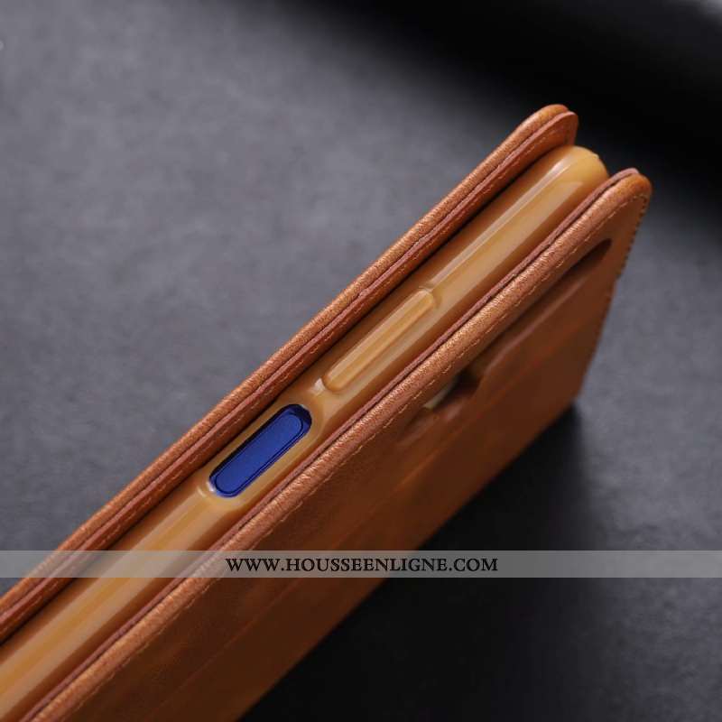 Housse Honor 20 Pro Cuir Protection Téléphone Portable Incassable Rouge Portefeuille Étui