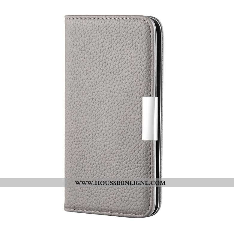 Housse Honor 20 Pro Cuir Silicone Protection Téléphone Portable Étui Gris