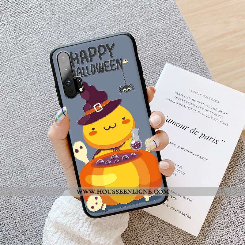 Housse Honor 20 Pro Gaufrage Dessin Animé Délavé En Daim Silicone Protection Fluide Doux Charmant Ja