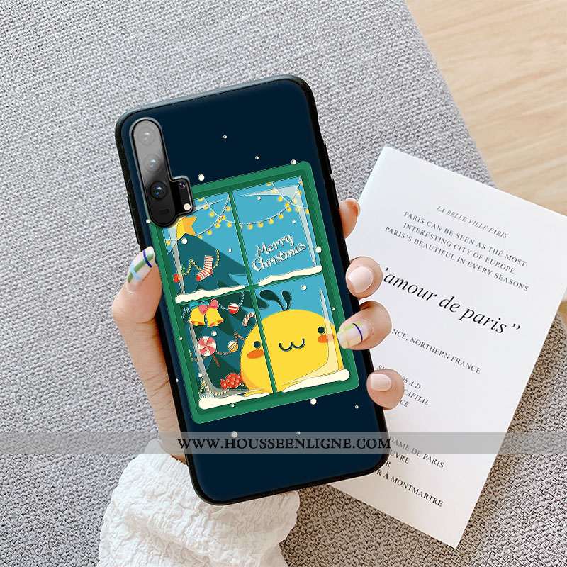 Housse Honor 20 Pro Gaufrage Dessin Animé Délavé En Daim Silicone Protection Fluide Doux Charmant Ja