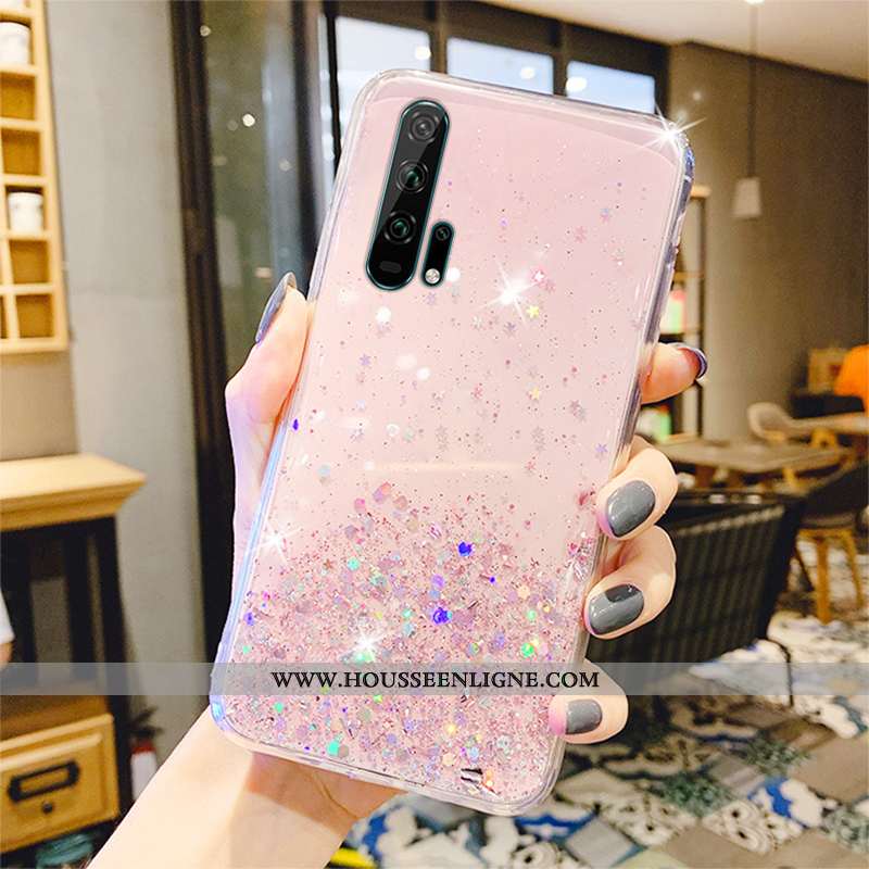 Housse Honor 20 Pro Luxe Transparent Incassable Protection Vert Étui Coque Verte