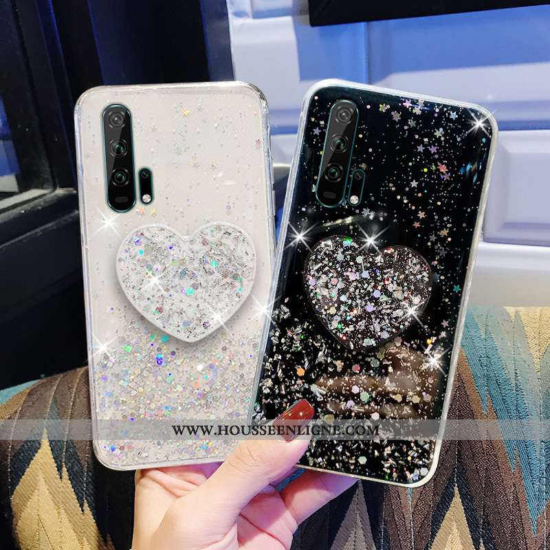 Housse Honor 20 Pro Luxe Transparent Incassable Protection Vert Étui Coque Verte