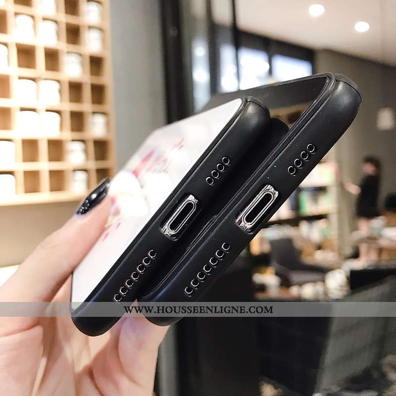 Housse Honor 20 Pro Personnalité Dessin Animé Charmant Noir Verre Nouveau Incassable
