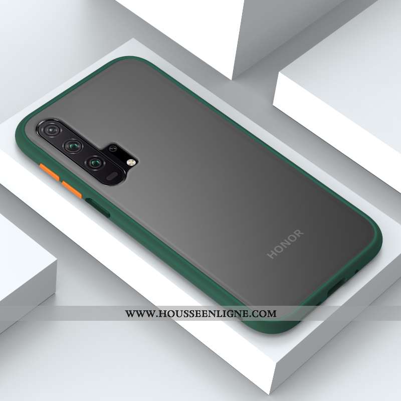 Housse Honor 20 Pro Protection Tendance Téléphone Portable Coque Incassable Clair Étui Bleu