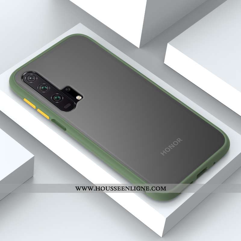 Housse Honor 20 Pro Protection Tendance Téléphone Portable Coque Incassable Clair Étui Bleu