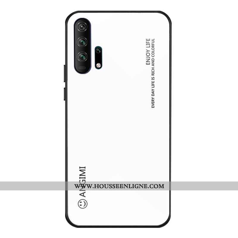 Housse Honor 20 Pro Protection Verre Tout Compris Silicone Incassable Dégradé Tendance Rose